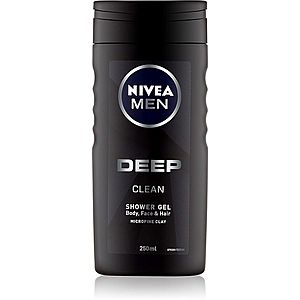 Nivea Men Deep sprchový gél pre mužov 250 ml vyobraziť