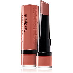 Bourjois Rouge Velvet The Lipstick matný rúž odtieň 15 Peach Tatin 2, 4 g vyobraziť
