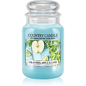 Country Candle Cilantro, Apple & Lime vonná sviečka 652 g vyobraziť