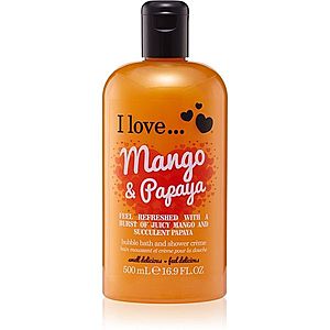 I love... Mango & Papaya sprchový a kúpeľový krém 500 ml vyobraziť