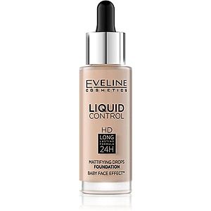 Eveline Cosmetics Liquid Control tekutý make-up s pipetou odtieň 030 Sand Beige 32 ml vyobraziť