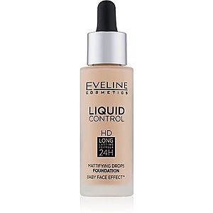 Eveline Cosmetics Liquid Control tekutý make-up s pipetou odtieň 040 Warm Beige 32 ml vyobraziť
