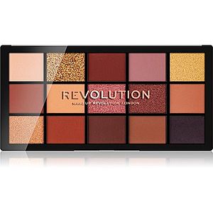 Makeup Revolution Reloaded paletka očných tieňov odtieň Velvet Rose 15x1, 1 g vyobraziť
