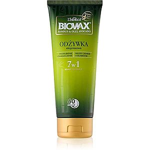 L’biotica Biovax Bamboo & Avocado Oil expresný regeneračný kondicionér pre poškodené vlasy 200 ml vyobraziť