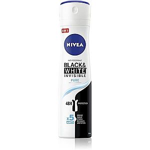 Nivea Invisible Black & White Pure antiperspirant deodorant proti bielym a žltým škvrnám 150 ml vyobraziť