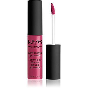 NYX Professional Makeup Soft Matte Lip Cream ľahký tekutý matný rúž odtieň 18 Prague 8 ml vyobraziť