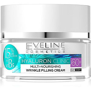 Eveline Cosmetics Hyaluron Clinic výživný regeneračný denný a nočný krém pre zrelú pleť 60+ 50 ml vyobraziť