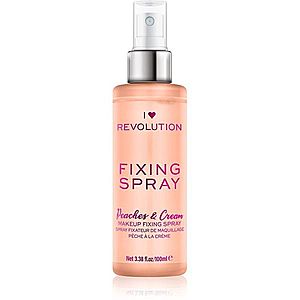 I Heart Revolution Fixing Spray fixačný sprej na make-up s vôňou Peaches & Cream 100 ml vyobraziť