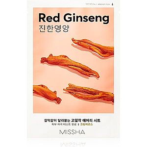 Missha Airy Fit Red Ginseng plátenná maska s hydratačným a revitalizačným účinkom 19 g vyobraziť