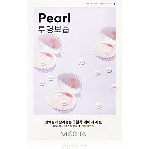 Missha Airy Fit Pearl plátenná maska s rozjasňujúcim a hydratačným účinkom 19 g vyobraziť