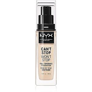 NYX Professional Makeup Can't Stop Won't Stop Full Coverage Foundation vysoko krycí make-up odtieň 1.3 Light Porcelain 30 ml vyobraziť