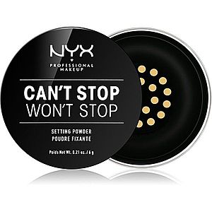 NYX Professional Makeup Can't Stop Won't Stop sypký púder odtieň 06 Banana 6 g vyobraziť