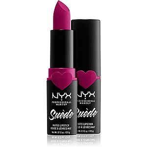 NYX Professional Makeup Suede Matte Lipstick matný rúž odtieň 12 Clinger 3.5 g vyobraziť