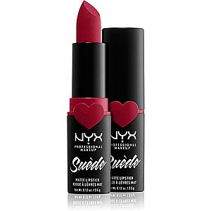 NYX Professional Makeup Suede Matte Lipstick matný rúž odtieň 09 Spicy 3.5 g vyobraziť