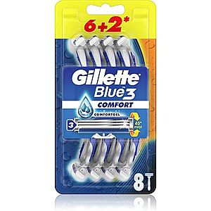 Gillette Blue 3 Comfort jednorázové holiace strojčeky pre mužov 8 ks vyobraziť