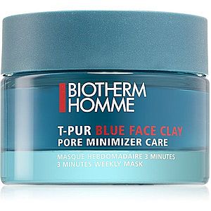 Biotherm Homme T - Pur Blue Face Clay čistiaca maska pre hydratáciu pleti a minimalizáciu pórov 50 ml vyobraziť