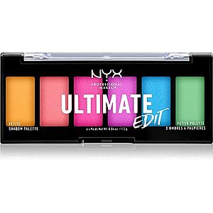 NYX Professional Makeup Ultimate Edit Petite Shadow paletka očných tieňov odtieň 02 Brights 6x1.2 g vyobraziť