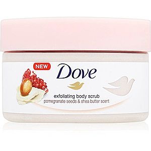 Dove Exfoliating Body Scrub Pomegranate Seeds & Shea Butter ošetrujúci telový peeling 225 ml vyobraziť