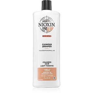 Nioxin System 3 Color Safe čistiaci šampón pre farbené rednúce vlasy 1000 ml vyobraziť