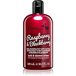 I love... Raspberry & Blackberry sprchový a kúpeľový krém 500 ml vyobraziť
