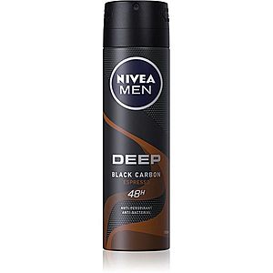 Nivea Men Deep antiperspirant v spreji pre mužov Black Carbon Espresso 150 ml vyobraziť