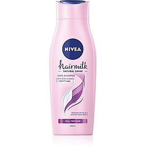 Nivea Hairmilk Natural Shine ošetrujúci šampón 400 ml vyobraziť