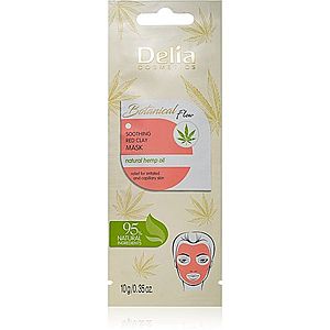 Delia Cosmetics Botanical Flow Hemp Oil upokojujúca pleťová maska pre citlivú a podráždenú pleť 10 g vyobraziť