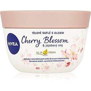 Nivea Cherry Blossom & Jojoba Oil telové suflé 200 ml vyobraziť
