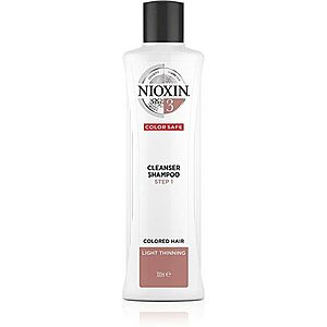 Nioxin System 3 Color Safe čistiaci šampón pre farbené rednúce vlasy 300 ml vyobraziť