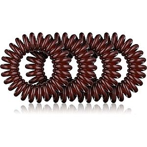 BrushArt Hair Hair Rings gumičky do vlasov 4 ks Brown 4 ks vyobraziť