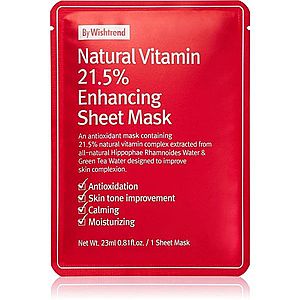 By Wishtrend Natural Vitamin posilňujúca plátienková maska 23 ml vyobraziť