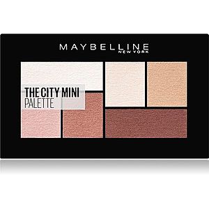 Maybelline The City Mini Palette paletka očných tieňov odtieň 480 Matte About Town 6 g vyobraziť