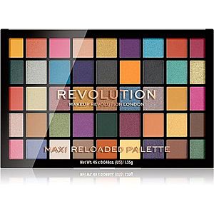 Makeup Revolution Maxi Reloaded Palette paletka púdrových očných tieňov odtieň Dream Big 45x1.35 g vyobraziť