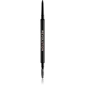 Makeup Revolution Precise Brow Pencil precízna ceruzka na obočie s kefkou odtieň Medium Brown 0.05 g vyobraziť