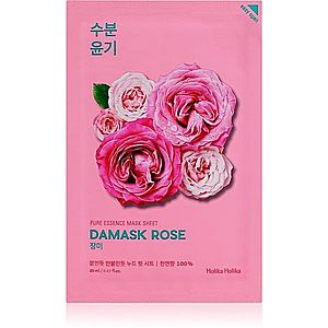 Holika Holika Pure Essence Damask Rose plátenná maska s hydratačným a revitalizačným účinkom 20 ml vyobraziť
