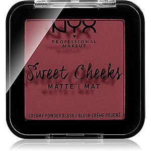 NYX Professional Makeup Sweet Cheeks Blush Matte lícenka odtieň BANG BANG 5 g vyobraziť