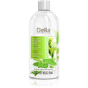 Delia Cosmetics Micellar Water Green Tea osviežujúca čistiaca micelárna voda 500 ml vyobraziť