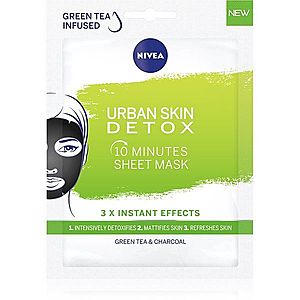Nivea Urban Skin Detox čistiaca a detoxikačná maska s aktívnym uhlím 1 ks vyobraziť