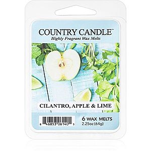 Country Candle Cilantro, Apple & Lime vosk do aromalampy 64 g vyobraziť