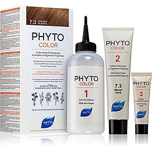 Phyto Color farba na vlasy bez amoniaku odtieň 7.3 Golden Blonde vyobraziť