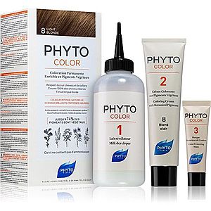 Phyto Color farba na vlasy bez amoniaku odtieň 8 Light Blonde vyobraziť