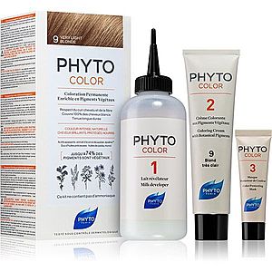 Phyto Color farba na vlasy bez amoniaku odtieň 9 Very Light Blonde vyobraziť