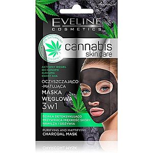 Eveline Cosmetics Cannabis čistiaca ílová pleťová maska 7 ml vyobraziť