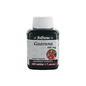 MEDPHARMA Guarana 800 mg 100 + 7 tabliet ZADARMO vyobraziť