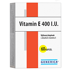 GENERICA Vitamín E 400 I.U. 60 kapsúl vyobraziť