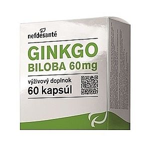 NEFDESANTE Ginko biloba 60 mg 60 kapsúl vyobraziť