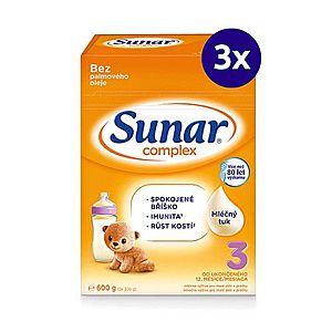 Sunar Complex 3 dojčenské mlieko vyobraziť