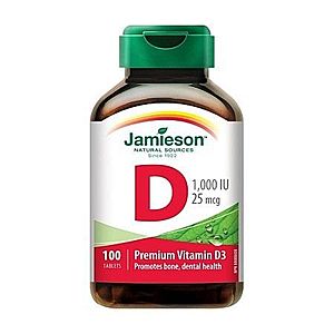JAMIESON Vitamín D3 1000 IU 90 kapsúl vyobraziť