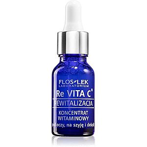 FlosLek Laboratorium Re Vita C 40+ vitamínový koncentrát na očné okolie, krk a dekolt 15 ml vyobraziť