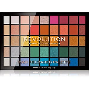Makeup Revolution Maxi Reloaded Palette paletka púdrových očných tieňov odtieň Big Shot 45x1.35 g vyobraziť